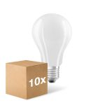 Mehrfachpackung 10x Ledvance Classic LED E27 Birne Fadenlampe Matt 17W 2452lm - 840 Kaltweiß | Ersatz Für 150W