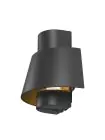 SLV Photoni Aluminium Schwarz | Geeignet für 1x E27