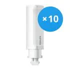 Mehrfachpackung 10x Philips Corepro PL-C LED 4.5W 475lm - 830 Warmweiß | Ersatz für 13W