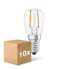 Mehrfachpackung 10x Ledvance Special LED E14 Röhre one-handed Fadenlampe Klar 1.3W 110lm - 827 Extra Warmweiß | Ersatz Für 12W