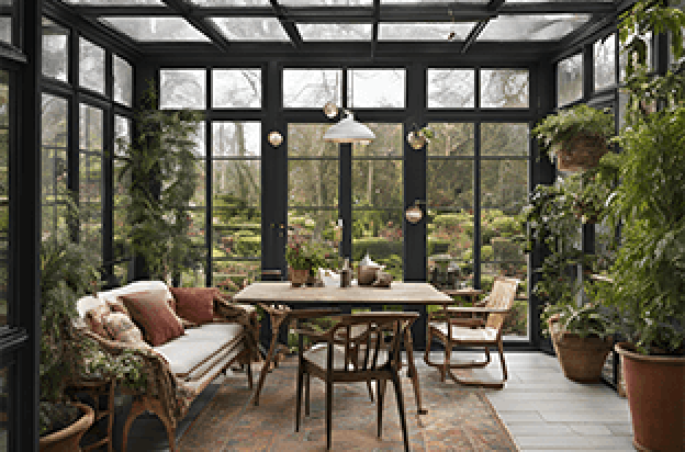 Beleuchtung für den Wintergarten